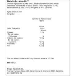 Alimentación Especializadas Tienda -Alimentación Especializadas Tienda batido cacao 4x200ml cacaolat 1