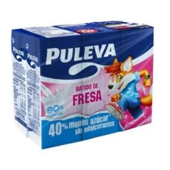 Batido Sabor Fresa PULEVA 6x200ml.