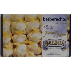 Berberechos Al Natural 45/55 GALICA 115g.