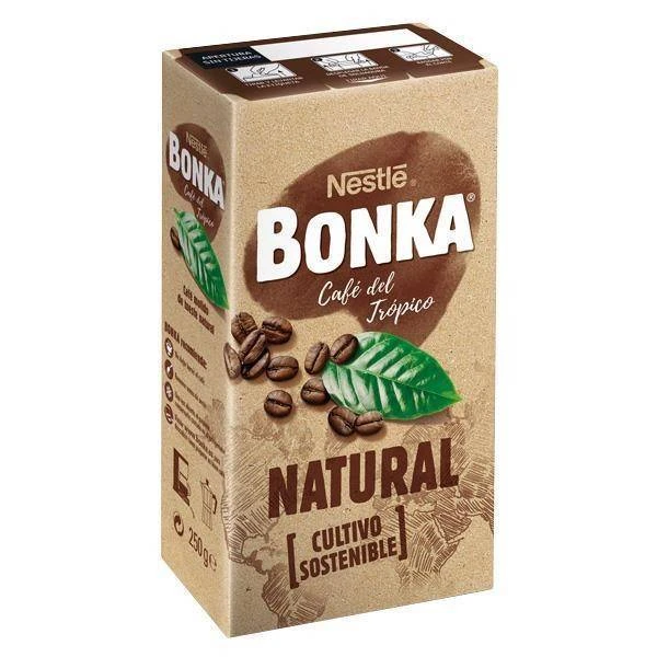 Café Molido Natural BONKA 250g. 3 Café Molido Natural BONKA 250g.