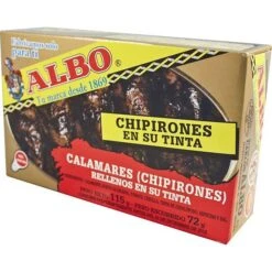 Chipirones En Su Tinta (calamares Rellenos) ALBO 112g.