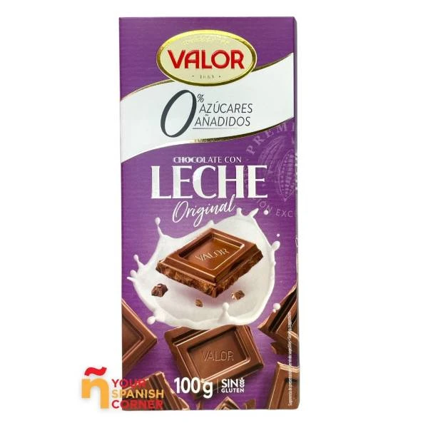 Chocolate Con Leche Sin Azúcar Añadido VALOR 100g. 3 Chocolate Con Leche Sin Azúcar Añadido VALOR 100g.