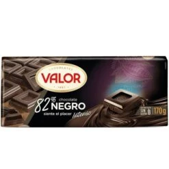 Chocolate Negro 82% VALOR 170g.