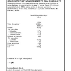 Conguitos De Chocolate LACASA 175g. -Alimentación Especializadas Tienda conguitos de chocolate 175 g 1