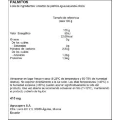 Alimentación Especializadas Tienda -Alimentación Especializadas Tienda corazones de palmito delicias 1