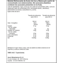 DISFRUTA Nectar Maracuyá Sin Azúcar Añadido JUVER 1l. -Alimentación Especializadas Tienda disfruta nectar maracuya sin azucar anadido juver 1l 1