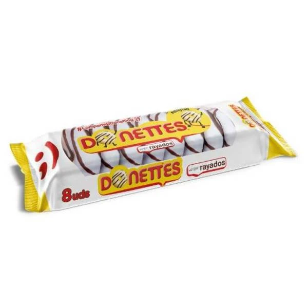 DONETTES Rayados BIMBO 8uds 3 DONETTES Rayados BIMBO 8uds