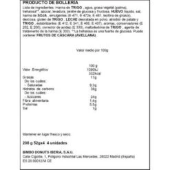 DONUTS Glacé BIMBO X4 -Alimentación Especializadas Tienda donuts glace packx4 donuts 2