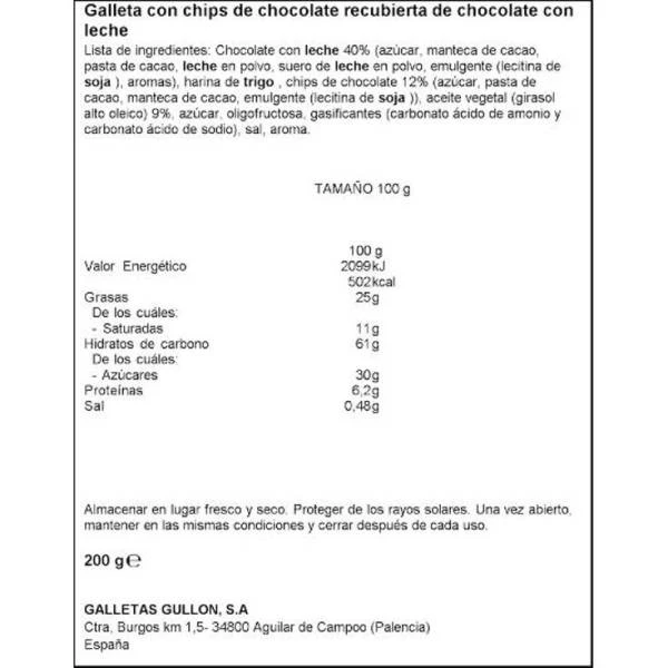 Galletas Choco Bom Con Leche GULLÓN 200 G. 4 Galletas Choco Bom Con Leche GULLÓN 200 G. - Imagen 2