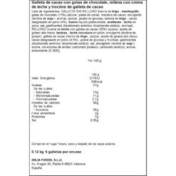 Galletas Cookies&Cream NOCILLA 120 Gr. -Alimentación Especializadas Tienda galletas cookiescream nocilla 120 gr 1