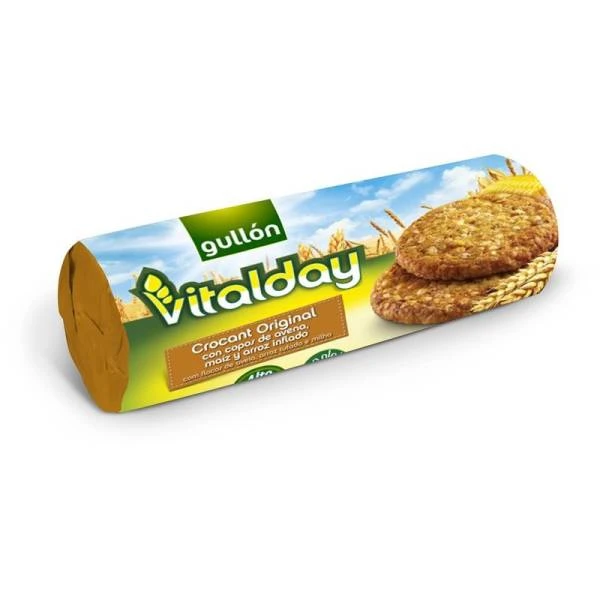 GALLETAS CROCANT ORIGINAL VITALDAY "GULLÓN" (265 G) 3 GALLETAS CROCANT ORIGINAL VITALDAY "GULLÓN" (265 G)