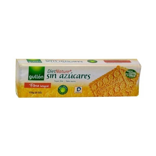 Galletas DietNature Sin Azúcares GULLÓN 170g. 3 Galletas DietNature Sin Azúcares GULLÓN 170g.