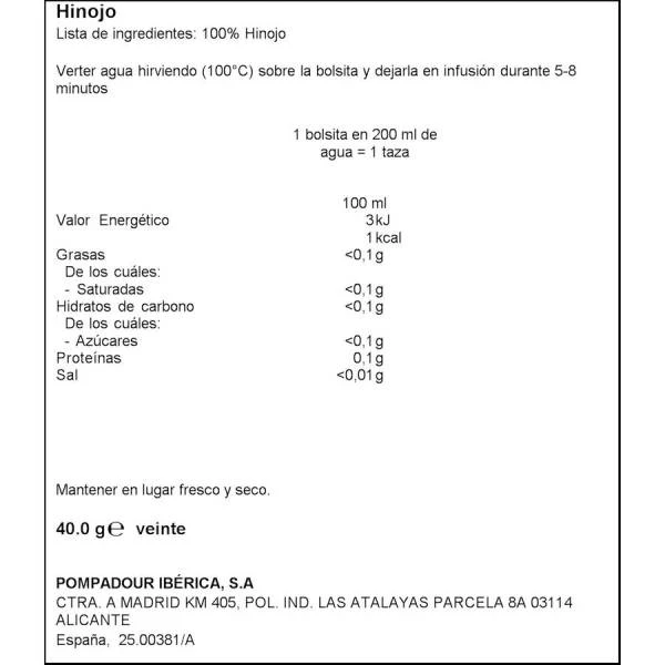 Hinojo POMPADOUR 4 Hinojo POMPADOUR - Imagen 2