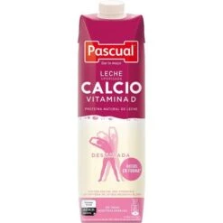 Leche Desnatada Con Calcio Y Vitamina D PASCUAL 1l.