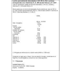 Leche Semidesnatada Sin Lactosa PULEVA 1l. -Alimentación Especializadas Tienda leche semidesnatada sin lactosa mananas ligeras puleva 1