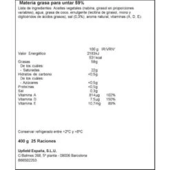 Margarina Original TULIPÁN 400g. -Alimentación Especializadas Tienda margarina original tulipan 400g 1