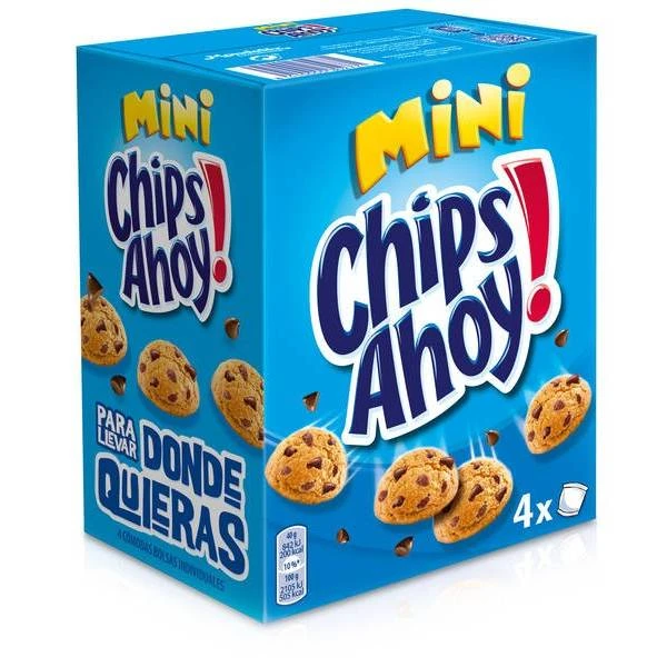 GALLETAS MINI CHIPS AHOY! "MONDELEZ" (160 G) 3 GALLETAS MINI CHIPS AHOY! "MONDELEZ" (160 G)
