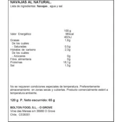 Alimentación Especializadas Tienda -Alimentación Especializadas Tienda navaja al natural 48 cuca 1