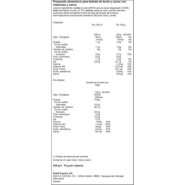 Nestlé® NESQUIK Chocolate DOLCE GUSTO NESCAFÉ 16 Cápsulas 4 Nestlé® NESQUIK Chocolate DOLCE GUSTO NESCAFÉ 16 Cápsulas - Imagen 2