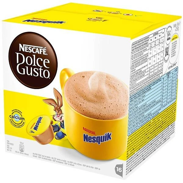 Nestlé® NESQUIK Chocolate DOLCE GUSTO NESCAFÉ 16 Cápsulas 3 Nestlé® NESQUIK Chocolate DOLCE GUSTO NESCAFÉ 16 Cápsulas