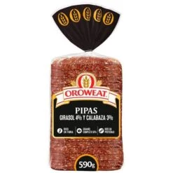 Pan De Molde Oroweat Con Pipas BIMBO 590 Gr