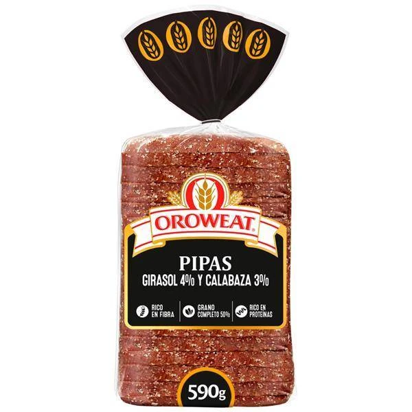 Pan De Molde Oroweat Con Pipas BIMBO 590 Gr 3 Pan De Molde Oroweat Con Pipas BIMBO 590 Gr