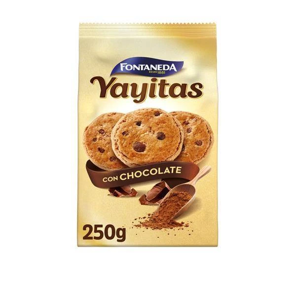 Galletas Yayitas Con Chocolate FONTANEDA 250 G 3 Galletas Yayitas Con Chocolate FONTANEDA 250 G