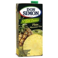 Zumo De Piña, Manzana Y Uva DON SIMON 1l.